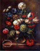unknow artist Floral, beautiful classical still life of flowers.048 oil painting reproduction